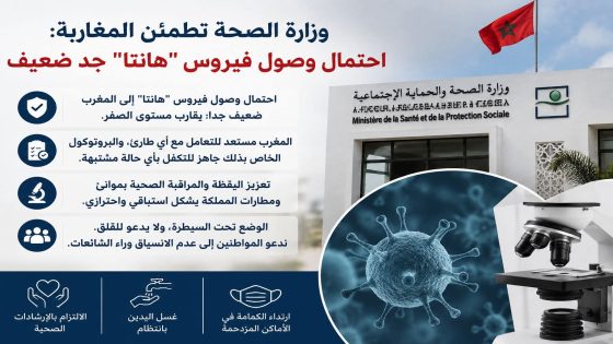 وزارة الصحة تطمئن المغاربة بشأن فيروس “هانتا”..