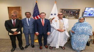 الممثل الدائم للولايات المتحدة لدى الأمم المتحدة يستقبل القيادة السياسية لحركة صحراويون من أجل السلام