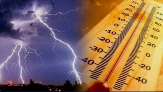 موجة حر وزخات مطرية رعدية مرتقبة بعدد من مناطق المملكة إبتداء من اليوم